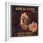 Kaweah Chief Oranges - Lemon Cove, California - Citrus Crate Label-Lantern Press-Framed Art Print