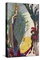 Kay Meets the Snow Queen-Harry Clarke-Stretched Canvas