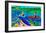 Kayak Blue-Deborah Cavenaugh-Framed Art Print