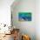 Kayak Blue-Deborah Cavenaugh-Mounted Art Print displayed on a wall