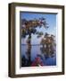 Kayak Exploring the Swamp, Atchafalaya Basin, New Orleans, Louisiana, USA-Adam Jones-Framed Photographic Print