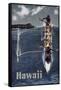 Kayak Hawaii-null-Framed Stretched Canvas