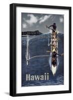 Kayak Hawaii-null-Framed Giclee Print