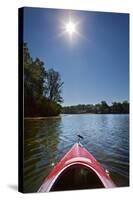 Kayak Morning-Steve Gadomski-Stretched Canvas