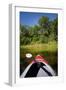 Kayak on a Forested Lake-Steve Gadomski-Framed Photographic Print