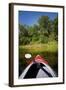 Kayak on a Forested Lake-Steve Gadomski-Framed Photographic Print