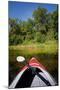 Kayak on a Forested Lake-Steve Gadomski-Mounted Photographic Print