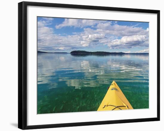 Kayak on Hood Canal II-Don Paulson-Framed Giclee Print