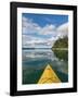 Kayak on Hood Canal near Seabeck-Don Paulson-Framed Giclee Print