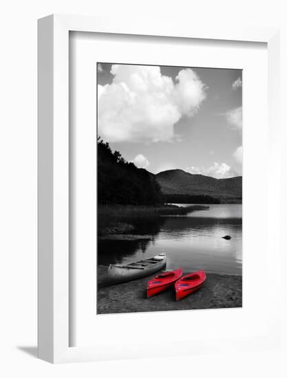 Kayak Red-Suzanne Foschino-Framed Photographic Print