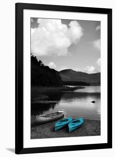 Kayak Teal-Suzanne Foschino-Framed Photographic Print