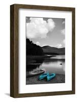 Kayak Teal-Suzanne Foschino-Framed Photographic Print