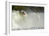 Kayaker Going over Maruia Falls, Tasman, South Island, New Zealand-David Wall-Framed Photographic Print