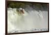 Kayaker Going over Maruia Falls, Tasman, South Island, New Zealand-David Wall-Framed Photographic Print