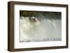 Kayaker Going over Maruia Falls, Tasman, South Island, New Zealand-David Wall-Framed Photographic Print