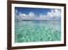 Kayaker in Blue Waters, Southwater Cay, Belize-Cindy Miller Hopkins-Framed Photographic Print