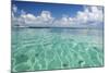 Kayaker in Blue Waters, Southwater Cay, Belize-Cindy Miller Hopkins-Mounted Photographic Print