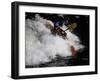 Kayaker in Whitewater, USA-Michael Brown-Framed Premium Photographic Print