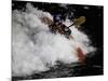 Kayaker in Whitewater, USA-Michael Brown-Mounted Premium Photographic Print