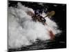 Kayaker in Whitewater, USA-Michael Brown-Mounted Photographic Print