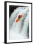 Kayaker Jumping from a Waterfall-Ivan Chudakov-Framed Photographic Print