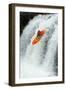 Kayaker Jumping from a Waterfall-Ivan Chudakov-Framed Photographic Print