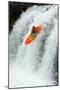 Kayaker Jumping from a Waterfall-Ivan Chudakov-Mounted Photographic Print