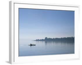 Kayaker, Little Traverse Bay, Lake Michigan, Michigan, USA-Michael Snell-Framed Photographic Print