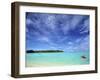 Kayaker, Muri Beach, Rarotonga, Cook Islands-Walter Bibikow-Framed Photographic Print