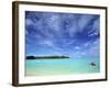 Kayaker, Muri Beach, Rarotonga, Cook Islands-Walter Bibikow-Framed Photographic Print