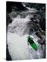 Kayaker Negotiates a Turn-Amy And Chuck Wiley/wales-Stretched Canvas