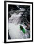 Kayaker Negotiates a Turn-Amy And Chuck Wiley/wales-Framed Photographic Print