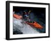 Kayaker on the White Salmon River, Gorge Games, Oregon, USA-Lee Kopfler-Framed Photographic Print