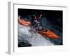 Kayaker on the White Salmon River, Gorge Games, Oregon, USA-Lee Kopfler-Framed Photographic Print