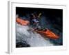 Kayaker on the White Salmon River, Gorge Games, Oregon, USA-Lee Kopfler-Framed Photographic Print