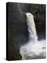 Kayaker Todd Wells Descends Outlet Falls in Washington-Bennett Barthelemy-Stretched Canvas