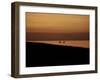 Kayakers at Sunset, Indonesia-Michael Brown-Framed Photographic Print