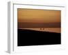 Kayakers at Sunset, Indonesia-Michael Brown-Framed Photographic Print