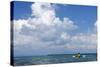 Kayaking around Barrier Reef, Southwater Cay, Belize-Cindy Miller Hopkins-Stretched Canvas