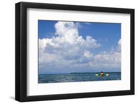 Kayaking around Barrier Reef, Southwater Cay, Belize-Cindy Miller Hopkins-Framed Photographic Print