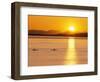 Kayaking at Sunset, San Juan Islands, Washington, USA-Stuart Westmoreland-Framed Photographic Print