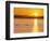 Kayaking at Sunset, San Juan Islands, Washington, USA-Stuart Westmoreland-Framed Photographic Print