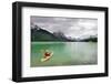 Kayaking in Banff National Park, Canada-oksana perkins-Framed Premium Photographic Print