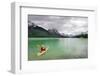 Kayaking in Banff National Park, Canada-oksana perkins-Framed Premium Photographic Print