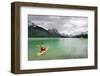 Kayaking in Banff National Park, Canada-oksana perkins-Framed Photographic Print