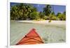 Kayaking in Clear Waters, Southwater Cay, Belize-Cindy Miller Hopkins-Framed Photographic Print