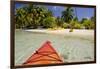 Kayaking in Clear Waters, Southwater Cay, Belize-Cindy Miller Hopkins-Framed Photographic Print