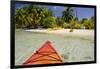 Kayaking in Clear Waters, Southwater Cay, Belize-Cindy Miller Hopkins-Framed Photographic Print