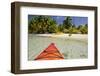 Kayaking in Clear Waters, Southwater Cay, Belize-Cindy Miller Hopkins-Framed Photographic Print