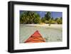 Kayaking in Clear Waters, Southwater Cay, Belize-Cindy Miller Hopkins-Framed Photographic Print